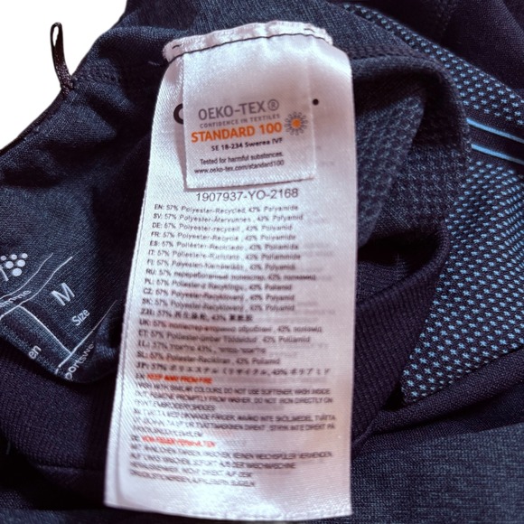 CRAFT Active Intensity Women's Navy Blue Long Sleeve Baselayer Top M - Picture 7 of 9